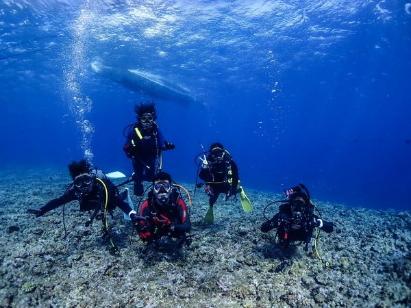 宮古島で集合写真