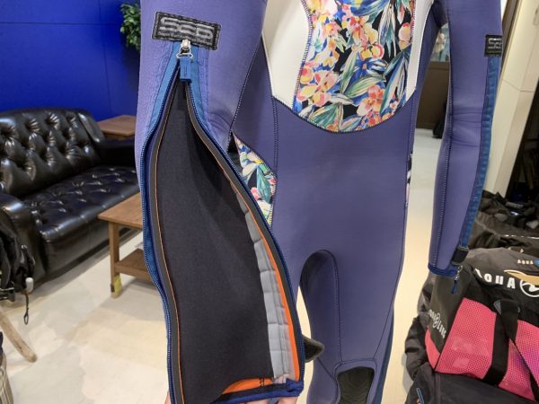 WETスーツのロングコイル