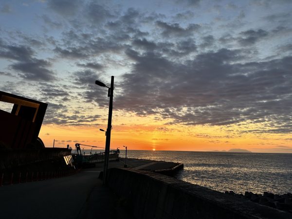 夕日